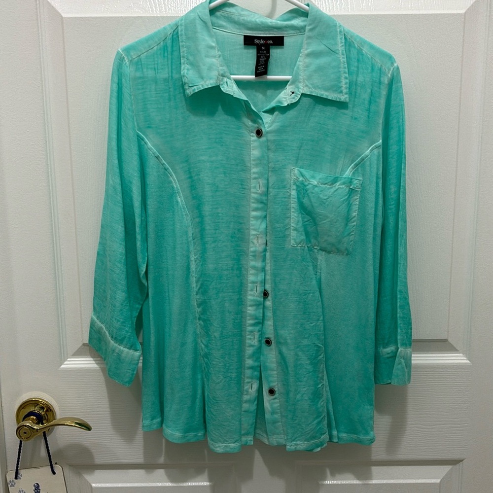 Style & Company top, beautiful color
